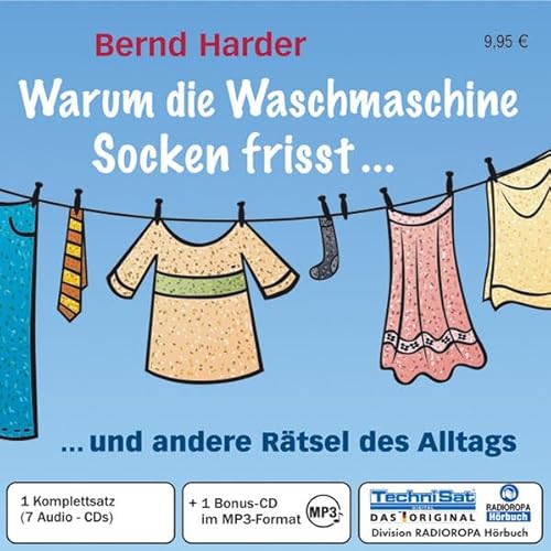 Beispielbild fr Warum die Waschmaschine Socken frisst. 7 CDs + mp3-CD: . und andere Rtsel des Alltags zum Verkauf von medimops