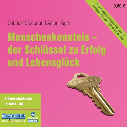 Beispielbild fr Menschenkenntnis - der Schlssel zu Erfolg und Lebensglck (1 MP3 CD) zum Verkauf von medimops