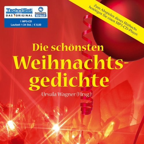 9783866675223: Die schnsten Weihnachtsgedichte (1 MP3 CD)