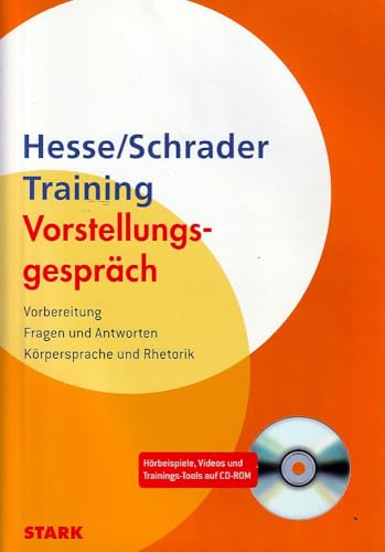 9783866683679: Vorstellungsgesprch / Training - Vorstellungsgesprch:Vorbereitung - Fragen und Antworten - Krpersprache und Rhetorik