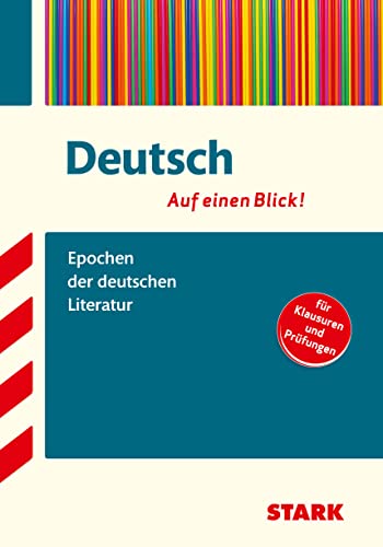 Imagen de archivo de Training Deutsch Gymnasium / Epochen der deutschen Literatur: Deutsch - auf einen Blick! fr Klausuren und Prfungen: Epochenberblicke - von Barock bis zur Gegenwart a la venta por medimops