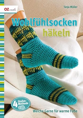 Beispielbild fr Wohlfhlsocken hkeln: Weiche Garne fr warme Fe / 4 Stufen Methoden zum Verkauf von medimops