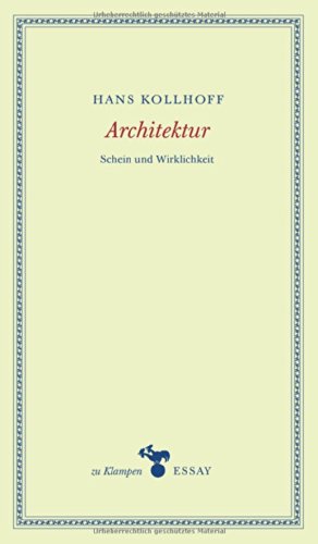 Stock image for Architektur: Schein und Wirklichkeit for sale by medimops