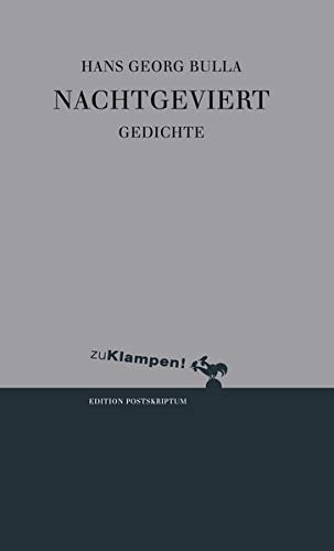 Imagen de archivo de Nachtgeviert: Gedichte (Lyrik Edition. Stiftung Niedersachsen) a la venta por medimops