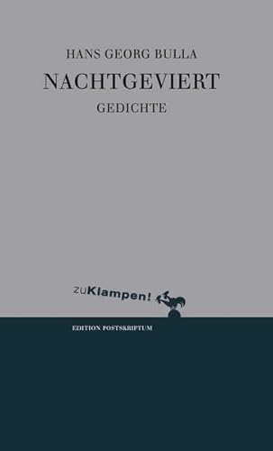 Stock image for Nachtgeviert: Gedichte (Lyrik Edition. Stiftung Niedersachsen) for sale by medimops