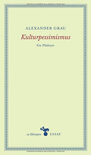 Stock image for Kulturpessimismus for sale by Blackwell's