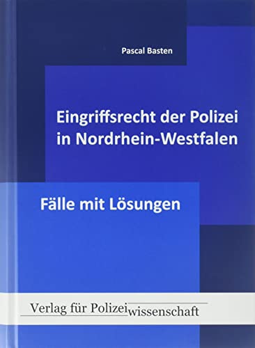 Stock image for Eingriffsrecht der Polizei (NRW) for sale by Blackwell's