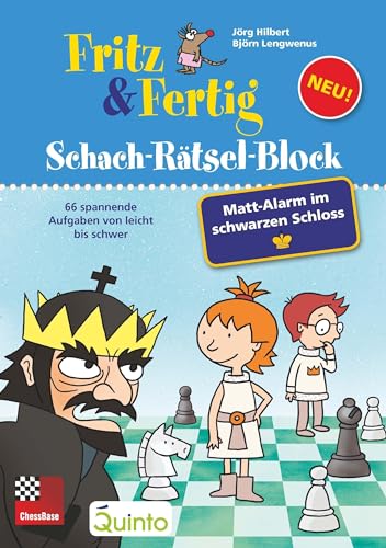 Stock image for Fritz&Fertig Schach-Rtselblock: Mattalarm im schwarzen Schloss: 66 spannende Aufgaben von leicht bis schwer for sale by Revaluation Books
