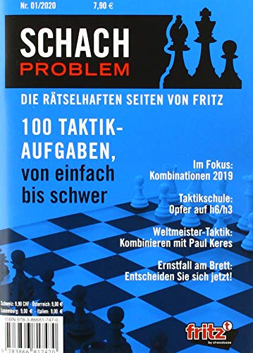 Beispielbild fr Schach Problem Heft #01/2020: Die rtselhaften Seiten von Fritz (Schach-Problem: ber 100 Schachaufgaben) zum Verkauf von Buchmarie