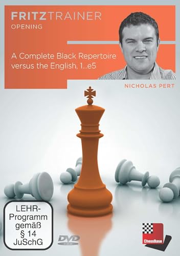 Stock image for A Complete Black Repertoire versus the English, 1.e5: Fritztrainer - interaktives Video-Schachtraining for sale by Buchmarie