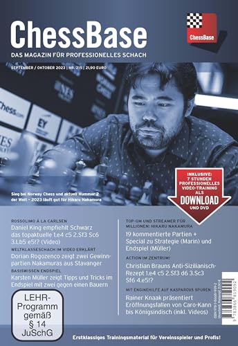 Beispielbild fr ChessBase Magazin 215 zum Verkauf von Blackwell's