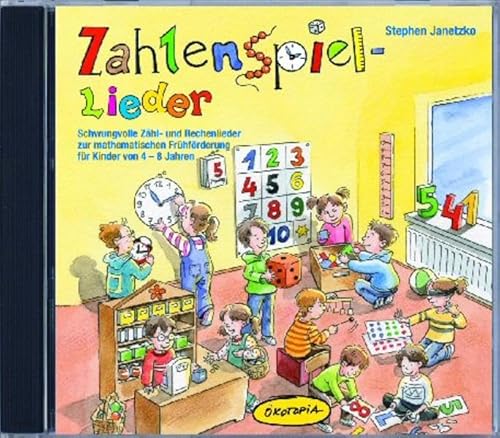 Beispielbild fr Zahlenspiel-Lieder (CD): Schwungvolle Zhl und Rechenlieder zur mathematischen Frhfrderung fr Kinder von 4 - 8 Jahren zum Verkauf von medimops