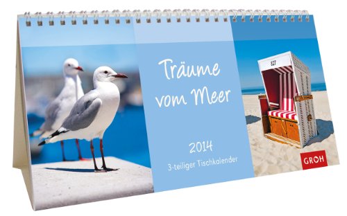 9783867139502: Trume vom Meer 2014: 3-teiliger Tischkalender