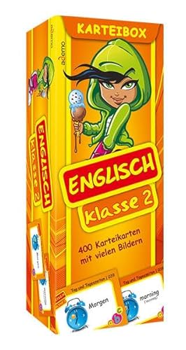 9783867150699: Karteibox Englisch Klasse 2: mit farbigen Karteikarten