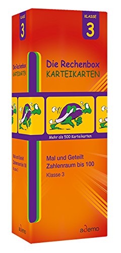 Beispielbild fr Die Rechenbox Klasse 3, Mal und Geteilt Kartenkarten Zahlenraum bis 100, Klasse 3 zum Verkauf von medimops