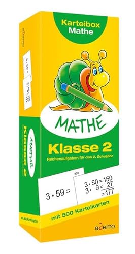 Beispielbild fr Karteibox Mathe, Klasse 2: Rechenaufgaben fr das 2. Schuljahr zum Verkauf von medimops