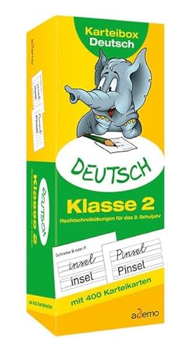 Beispielbild fr Karteibox Deutsch Klasse 2 zum Verkauf von medimops