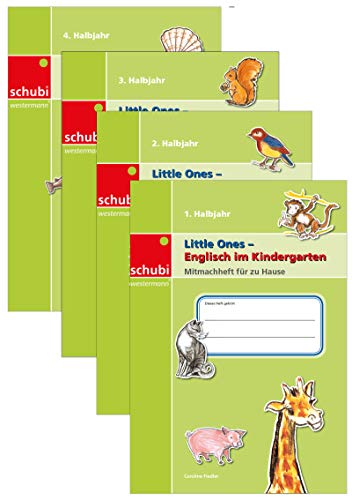 Imagen de archivo de Little Ones - Englisch im Kindergarten: Mitmachhefte fr zu Hause - 4 Halbjahre a la venta por GF Books, Inc.