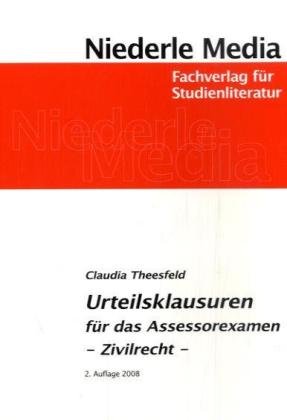 9783867241458: Urteilsklausuren fr das Assessorexamen: Zivilrecht