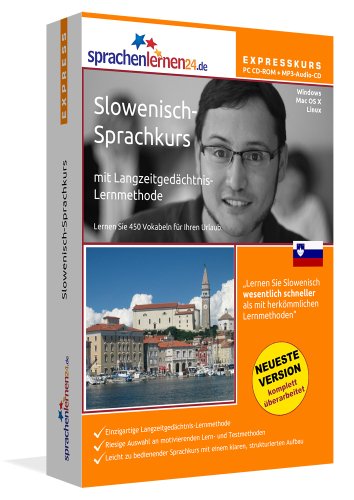 9783867250405: Sprachenlernen24.de Slowenisch-Express-Sprachkurs CD-ROM fr Windows/Linux/Mac OS X + MP3-Audio-CD fr Computer/MP3-Player/MP3-fhigen CD-Player (Livre en allemand)