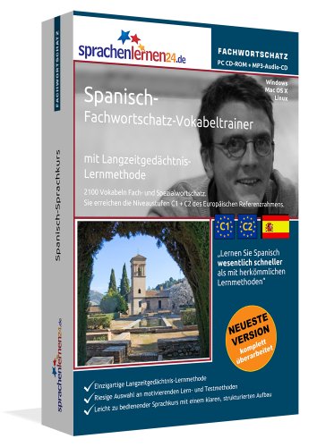 Beispielbild fr Spanisch-Fachwortschatz Lernsoftware auf CD-ROM fr Windows/Linux/Mac OS X + Audio-Vokabeltrainer auf MP3-Audio-CD fr Ihren Computer / MP3-Player / MP3-fhigen CD-Player zum Verkauf von Buchpark