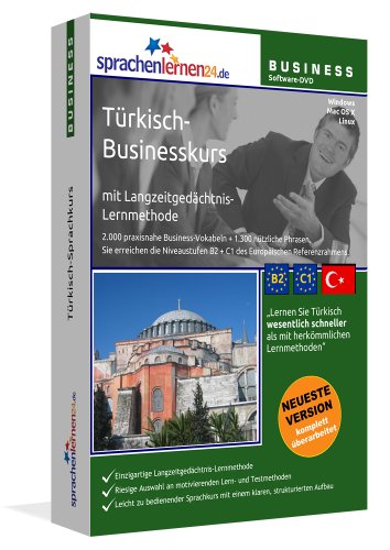 9783867255332: Trkisch-Businesskurs mit Langzeitgedchtnis-Lernmethode von Sprachenlernen24.de: Lernstufen B2+C1. Businesstrkisch lernen fr den Beruf. Software PC CD-ROM fr Windows 8,7,Vista,XP/Linux/Mac OS X
