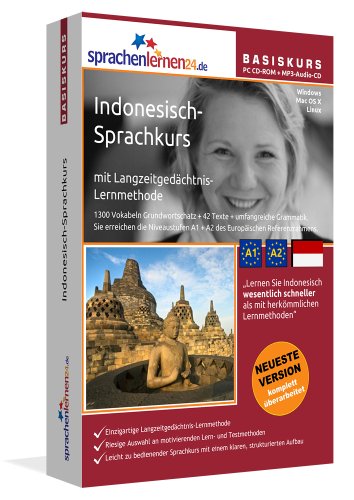 9783867258135: Indonesisch Sprachkurs: Indonesisch lernen fr Anfnger (A1/A2). Lernsoftware + Vokabeltrainer