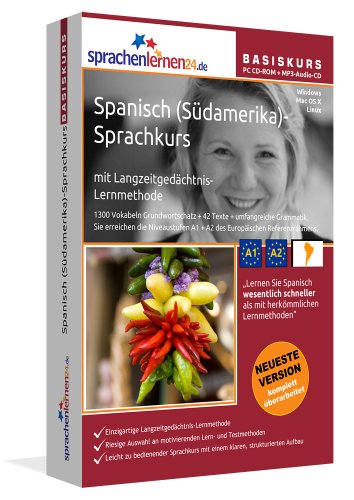 9783867258340: Spanisch (Sdamerika) Sprachkurs: sdamerikanisches Spanisch lernen fr Anfnger (A1/A2). Lernsoftware + Vokabeltrainer