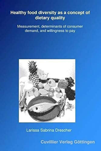 9783867273008: Healthy food diversity as a concept of dietary quality
