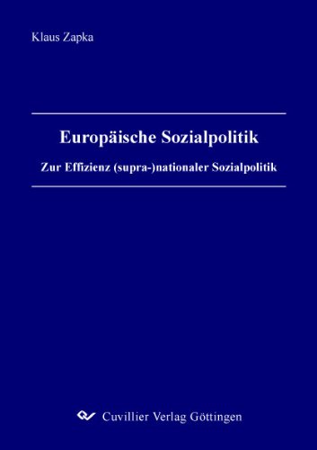 9783867275729: Zapka, K: Europische Sozialpolitik