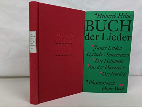 Beispielbild fr Buch der Lieder. Mit Illustrationen von Hans Meid. zum Verkauf von Antiquariat KAMAS