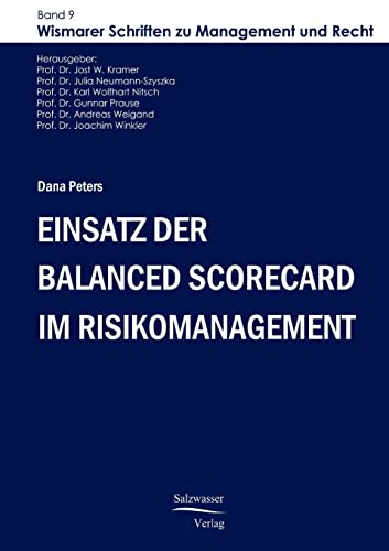 Stock image for Einsatz der Balanced Scorecard im Risikomanagement for sale by Chiron Media