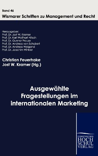 Stock image for Ausgewhlte Fragestellungen im internationalen Marketing for sale by Buchpark