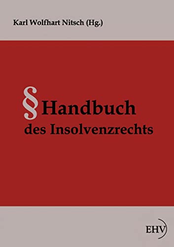 9783867416504: Handbuch des Insolvenzrechts