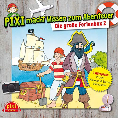 9783867428828: Pixi macht Wissen zum Abenteuer: Die groe Ferienbox 2: Dinosaurier, Piraten, Sterne