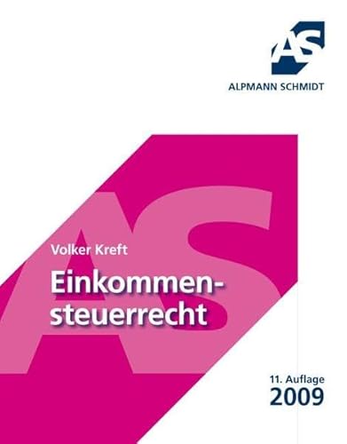 Beispielbild fr Einkommensteuerrecht von Volker Kreft zum Verkauf von BUCHSERVICE / ANTIQUARIAT Lars Lutzer