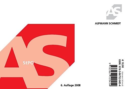 Stock image for Alpmann-Cards StPO; 81 Karteiktn for sale by Buchmarie