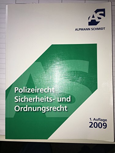 Beispielbild fr Polizeirecht, Sicherheits- und Ordnungsrecht: 10 Flle zum Verkauf von medimops