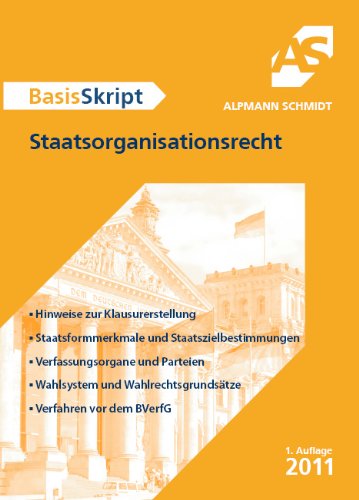 BasisSkript Staatsorganisationsrecht