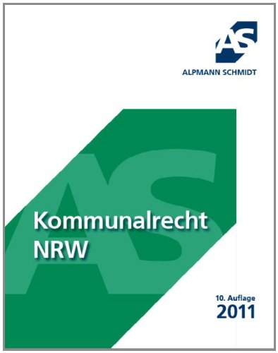 Beispielbild fr Kommunalrecht NRW zum Verkauf von medimops