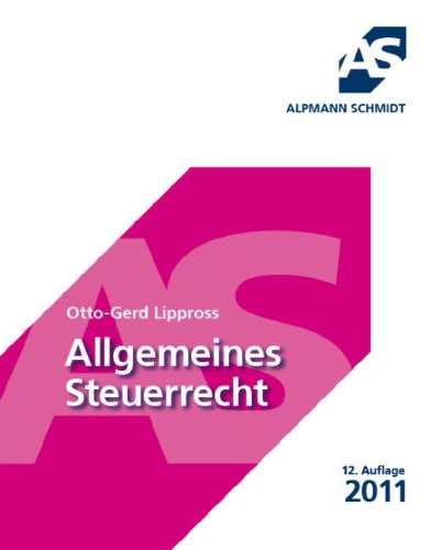 Stock image for Allgemeines Steuerrecht for sale by Buchpark