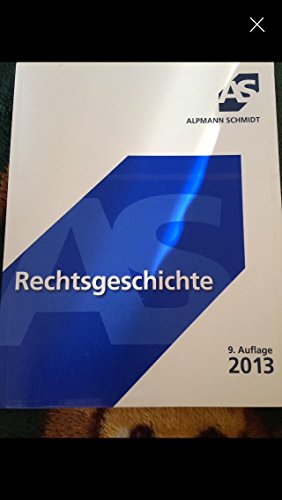 Rechtsgeschichte (9783867522830) by Unknown Author