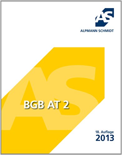 BGB AT 2 - Alpmann, Josef A.