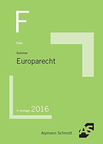 Fälle Europarecht: 2016 - Sommer, Christian