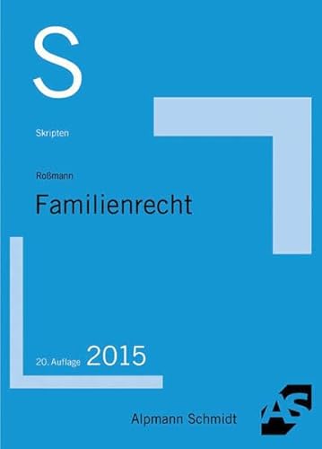 Beispielbild fr Skript Familienrecht zum Verkauf von WorldofBooks