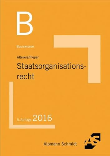 Stock image for Basiswissen Staatsorganisationsrecht for sale by medimops