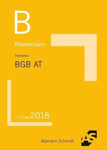 9783867525770: Pechstein, C: Basiswissen BGB Allgemeiner Teil