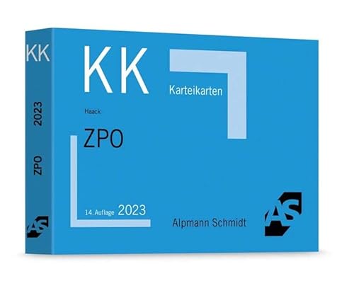 Stock image for Karteikarten ZPO: Erkenntnisverfahren, Vollstreckungsrecht for sale by Revaluation Books
