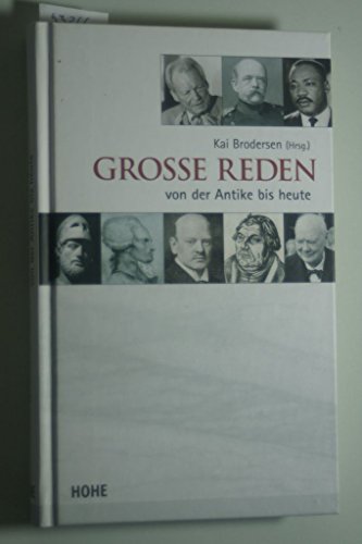 Stock image for Grosse Reden von der Antike bis heute, Sonderausgabe for sale by WorldofBooks