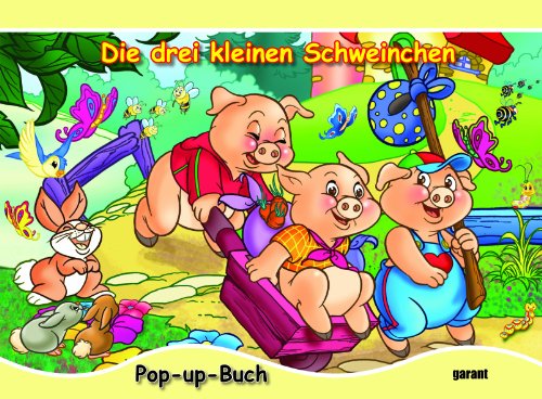 Die drei kleinen Schweinchen - 3 D - Buch - -